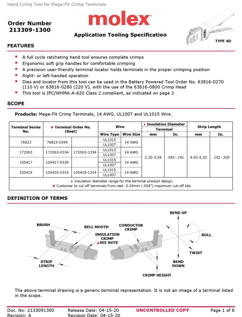molex 213309-1300 User manual molex 213309-1300 User manual