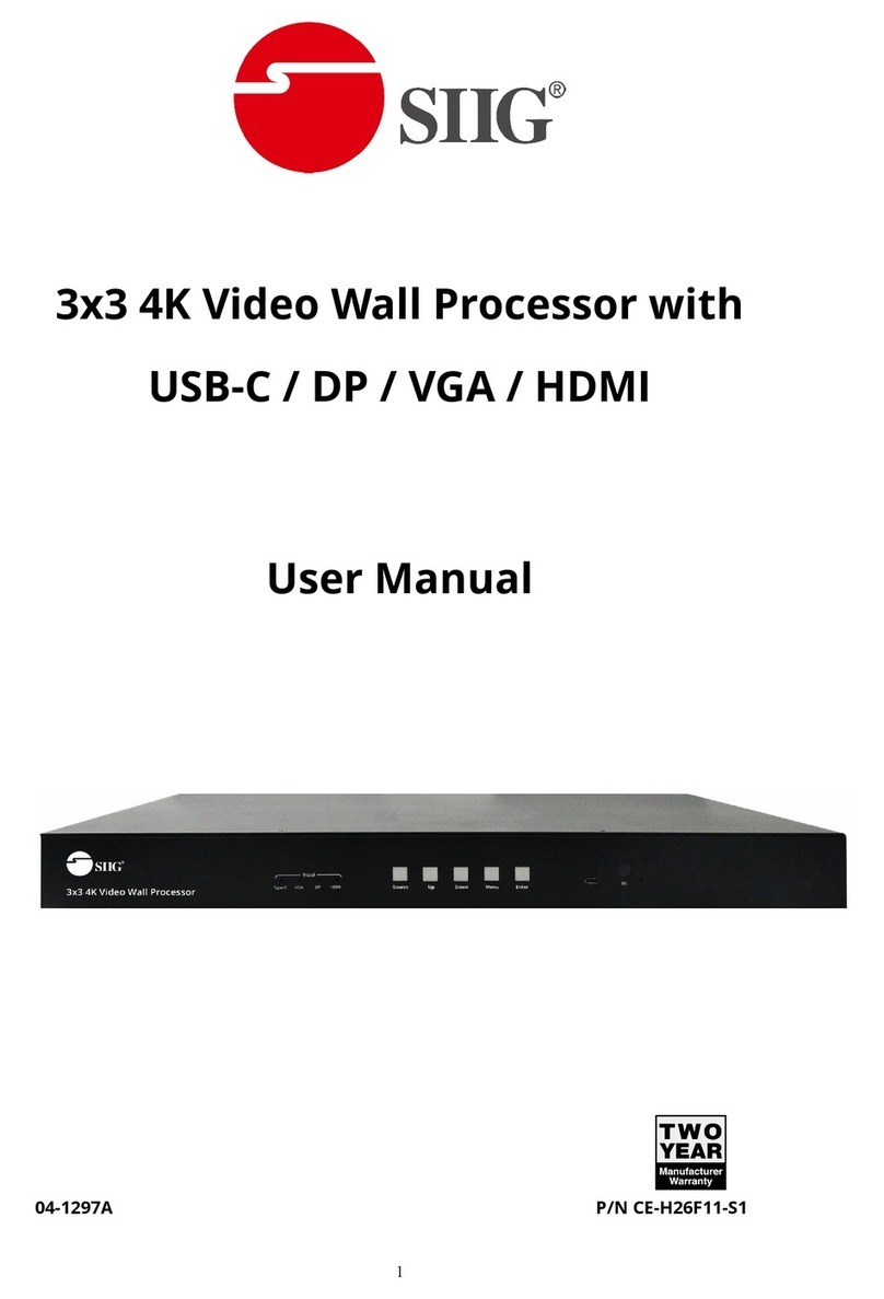 SIIG CE-H26F11-S1 user manual