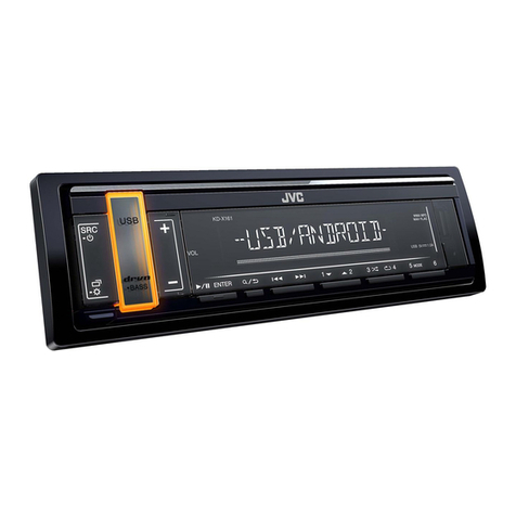JVC KD-X161 User manual