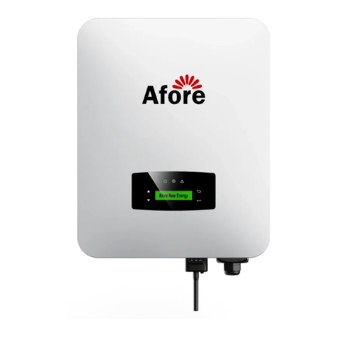 Afore HNS7000TL Installation and operation manual
