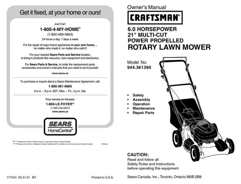Craftsman 944.361390 User manual