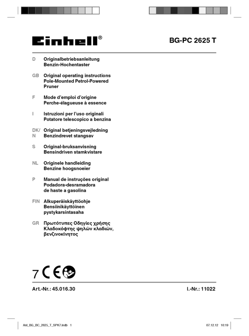 EINHELL BG-PC 2625 T User manual