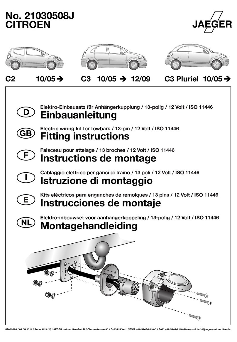 Jaeger 21030508J User manual
