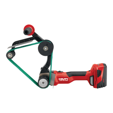Hilti GTB 6X-A22 User manual
