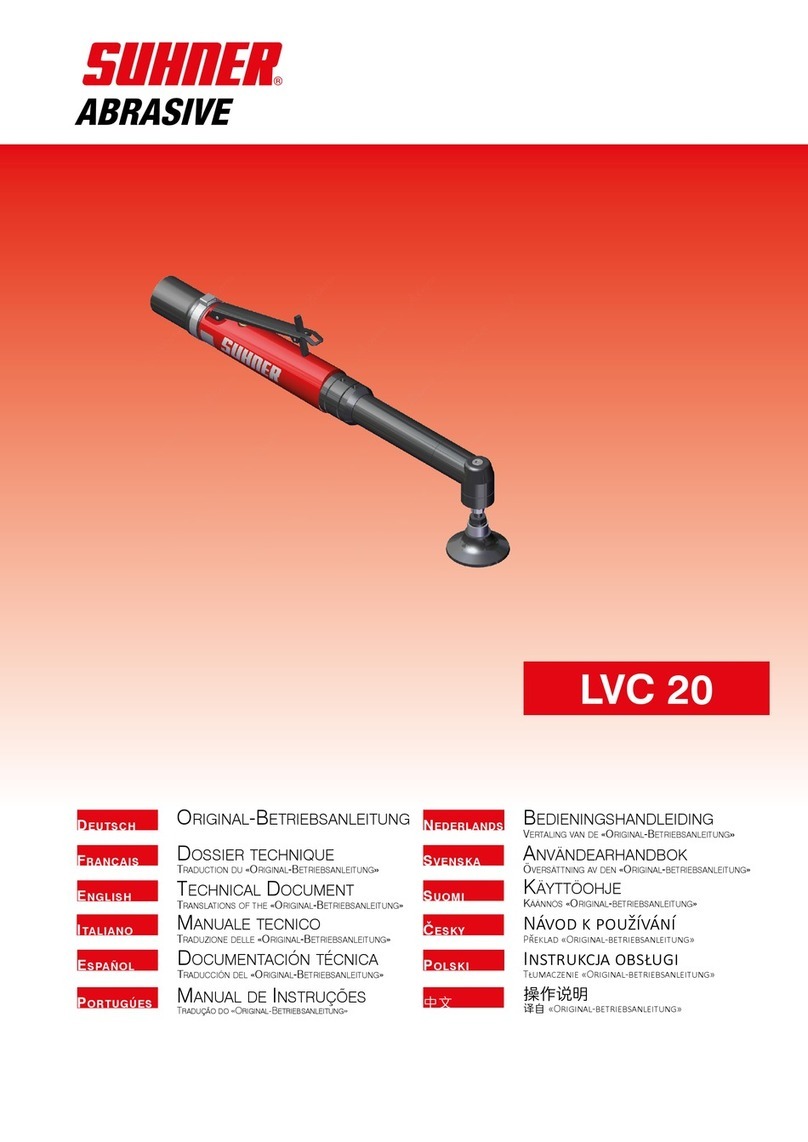 SUHNER ABRASIVE LVC 20 Technical manual