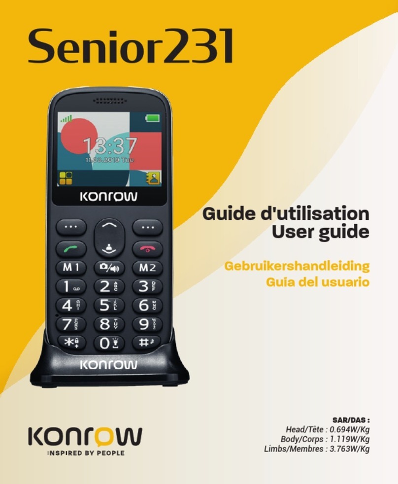 Konrow Senior 231 User manual Konrow Senior 231 User manual