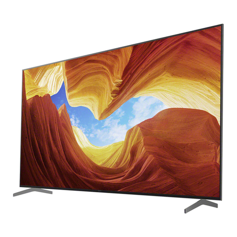Sony Bravia KD-85XH90 Series User manual Sony Bravia KD-85XH90 Series User manual