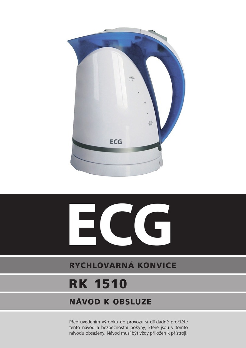 ECG RK 1510 User manual