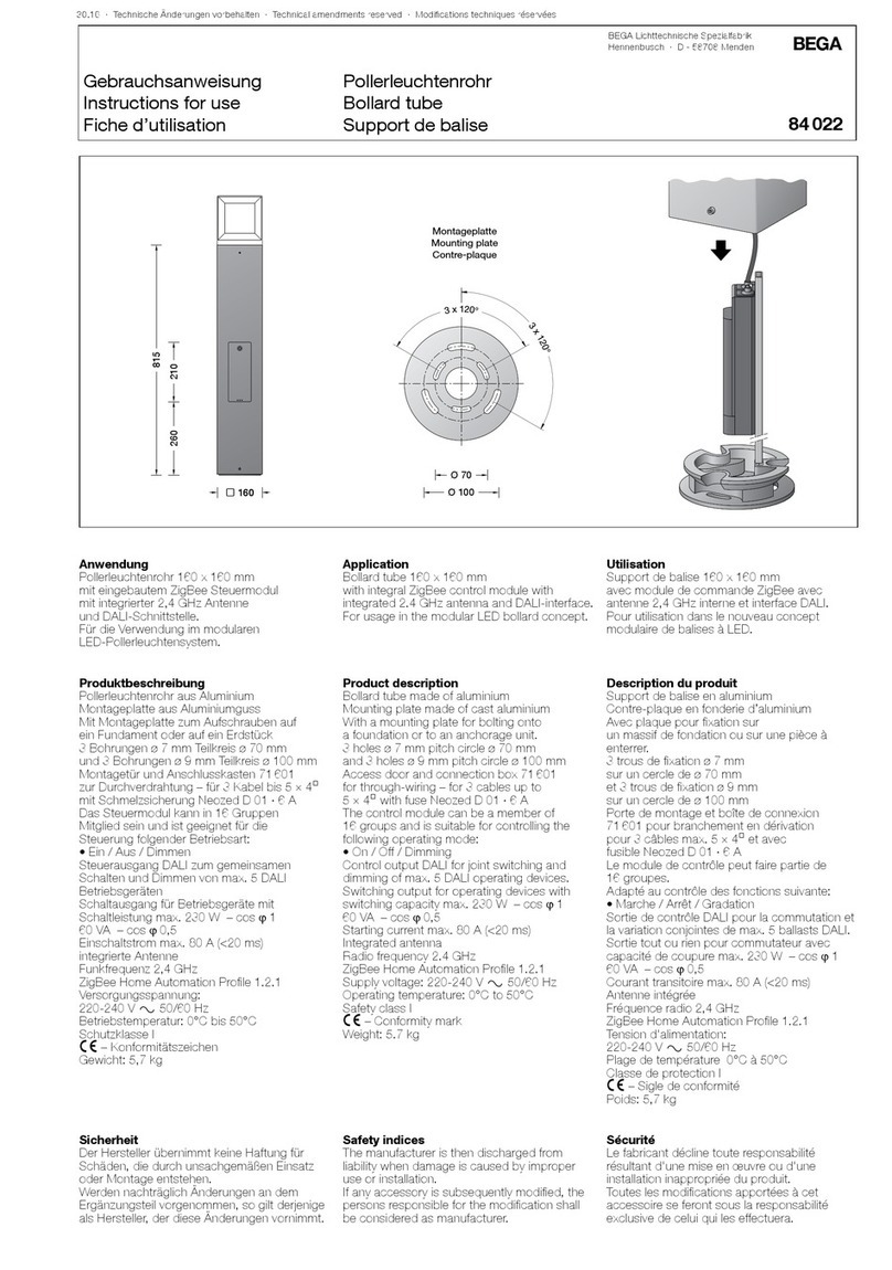 BEGA 84 022 User manual