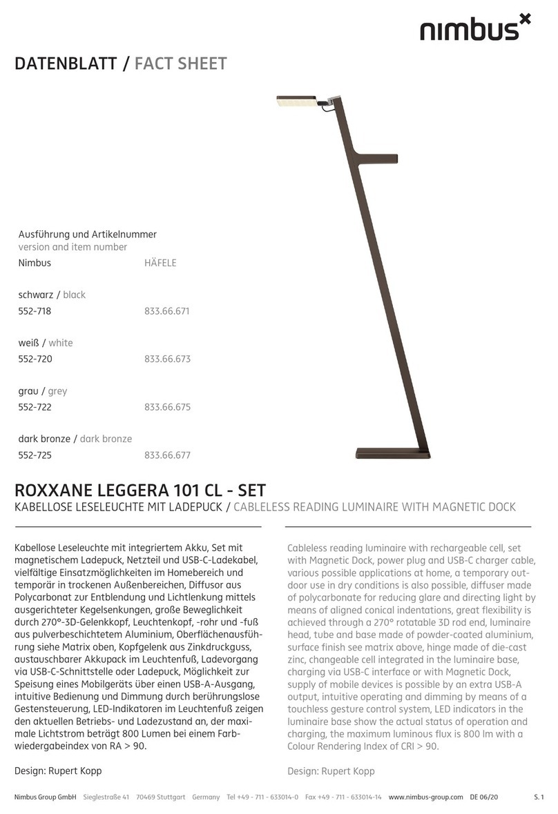 Nimbus Water Systems ROXXANE LEGGERA 101 CL-SET User manual Nimbus Water Systems ROXXANE LEGGERA 101 CL-SET User manual