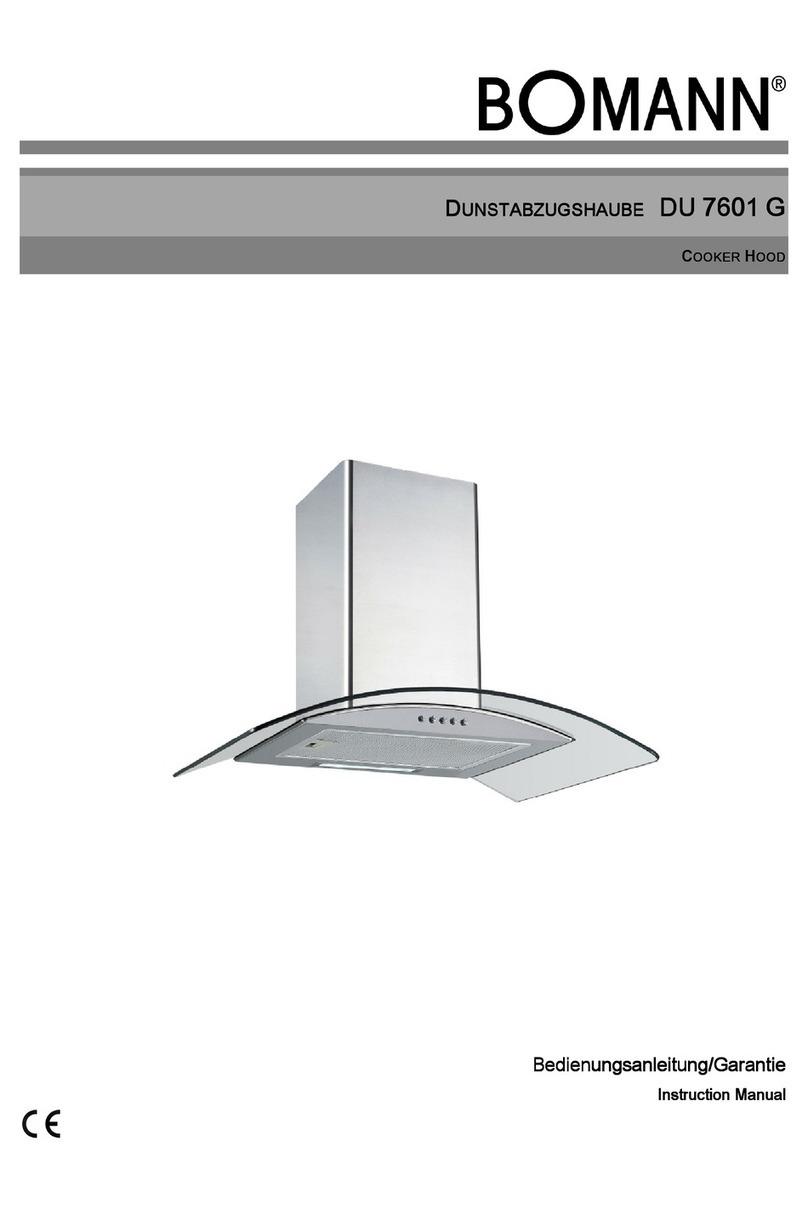 BOMANN DU 7601 G Instruction manual instruction manual