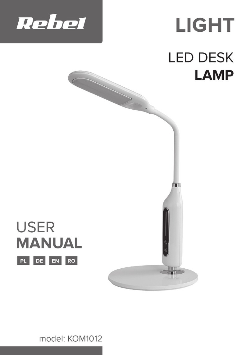 Rebel Light KOM1012 User manual