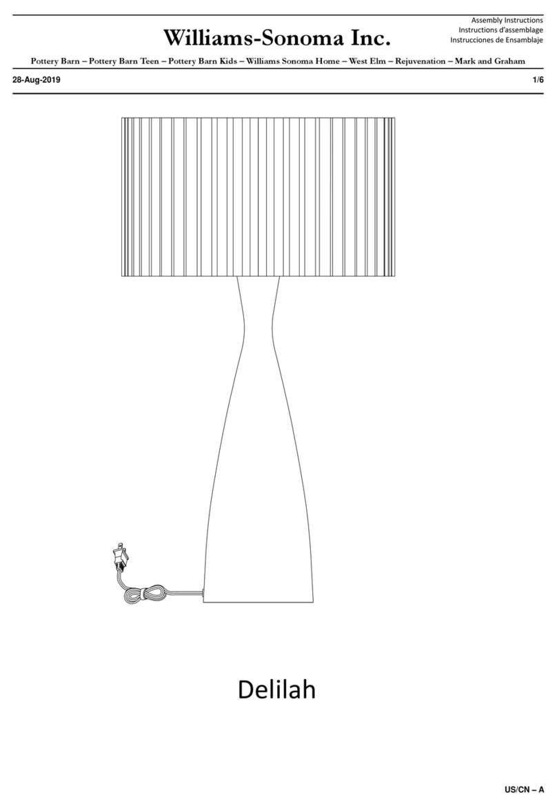 Williams-Sonoma Delilah User manual