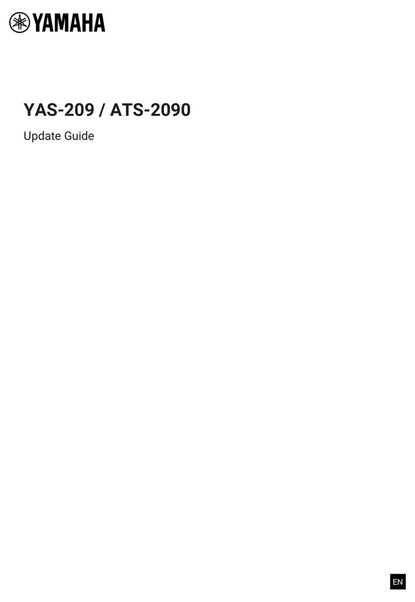 Yamaha YAS-209 Update guide