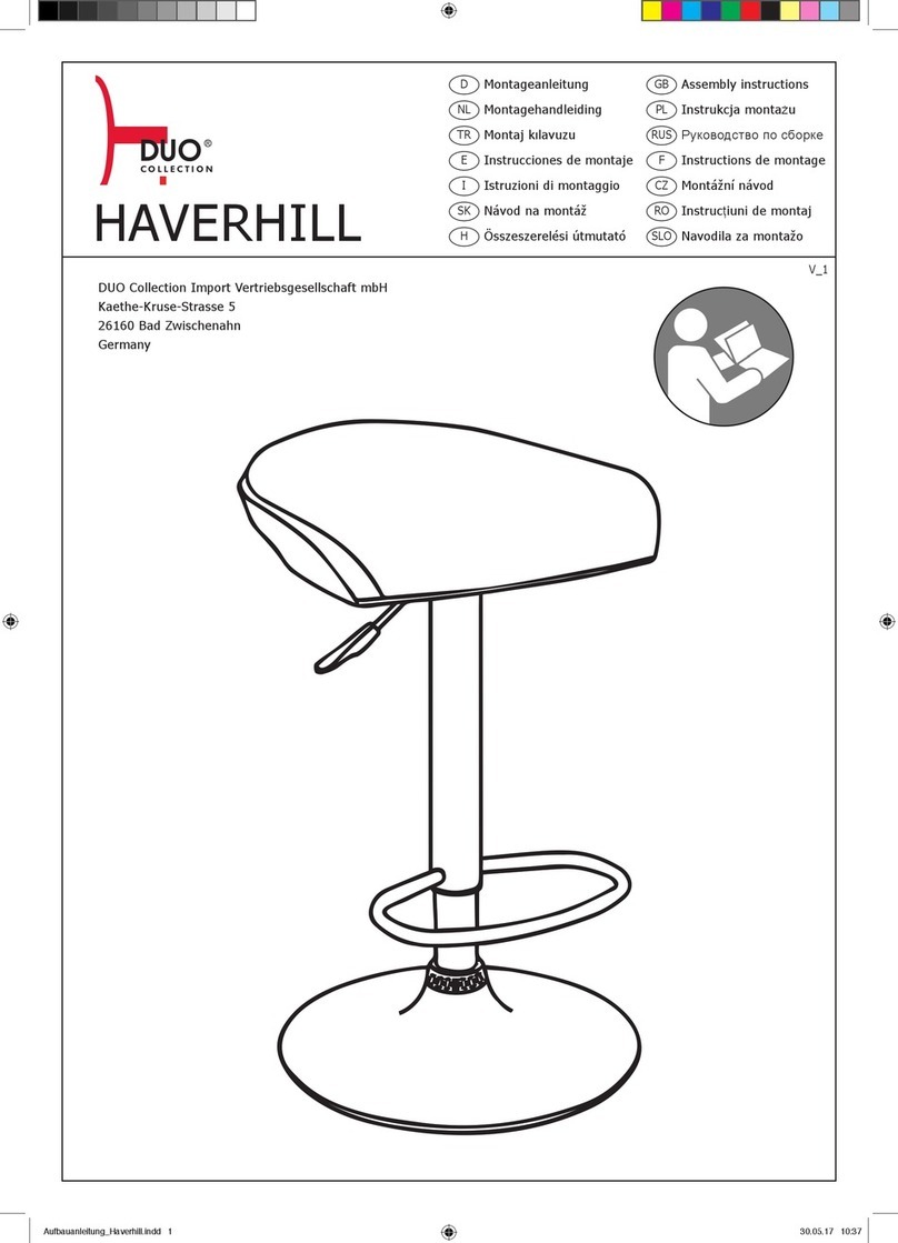 Duo Collection Haverhill User manual