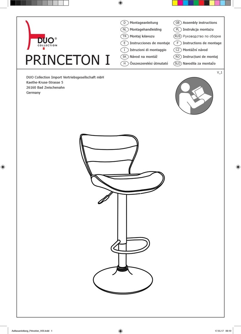 Duo Collection PRINCETON I User manual