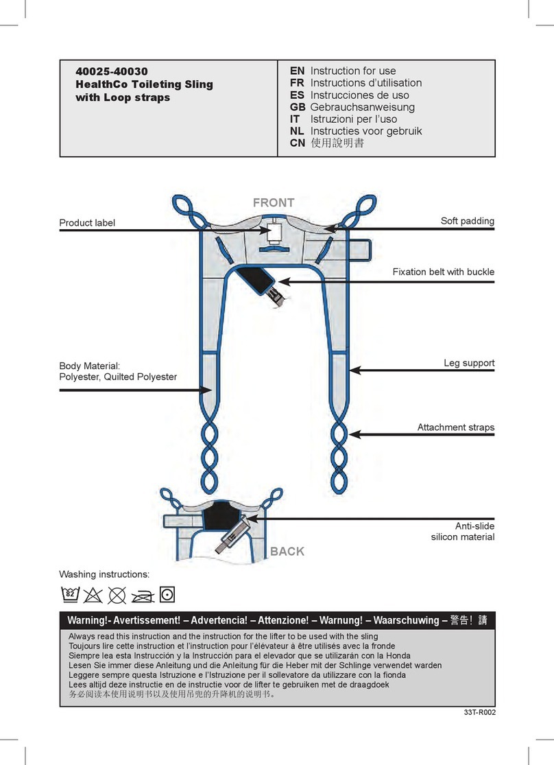 HealthCo 40025 Instructions for use