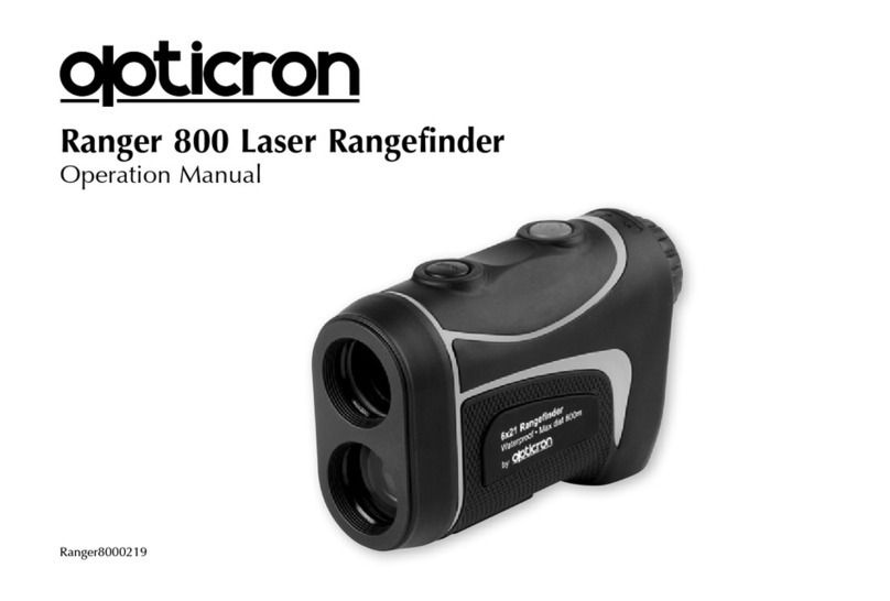 Opticron Ranger 800 Operation manual