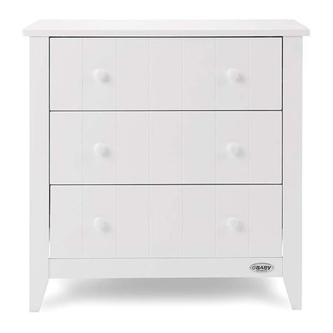 OBaby Belton Chest of Drawers instructions