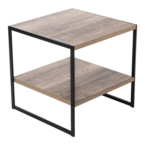 Avalon Tribeca CUBE END TABLE 62757 manual Avalon Tribeca CUBE END TABLE 62757 manual