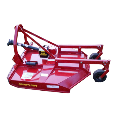 BROWN 684 Owner's/operator's manual