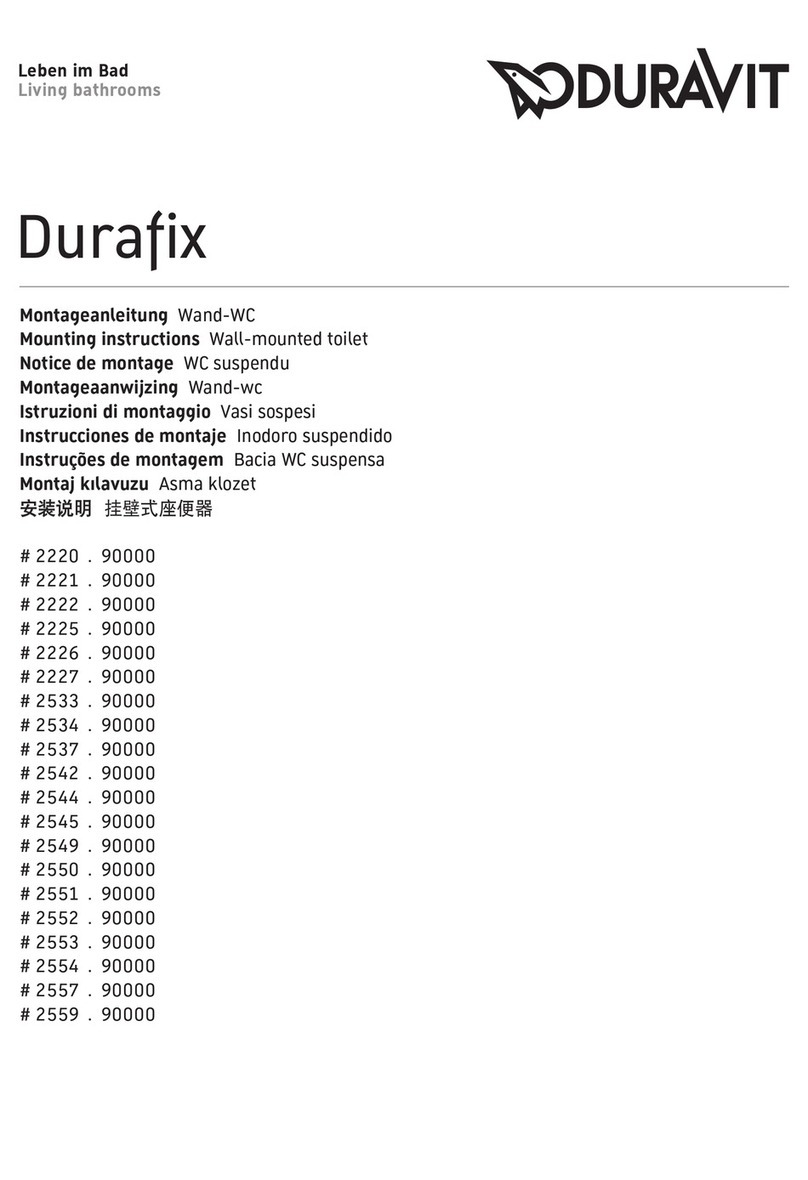 DURAVIT Durafix 2220.90000 User manual DURAVIT Durafix 2220.90000 User manual