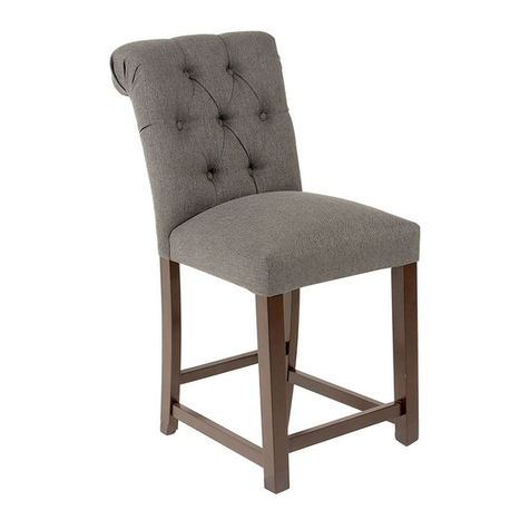 Steve Silver Benson Upholstered Counter Chair BS600CC User manual