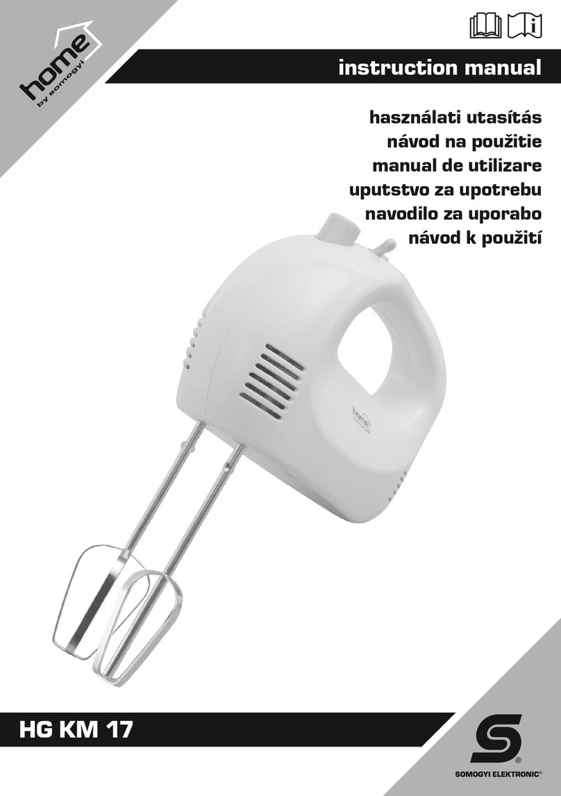 Somogyi home HG KM 17 instruction manual