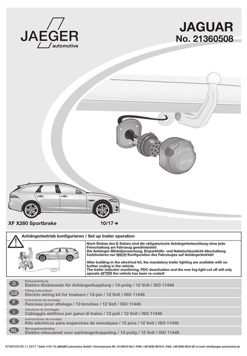 Jaeger 21360508 Fitting instructions