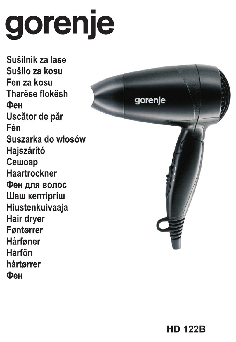 Gorenje HD 122B instruction manual