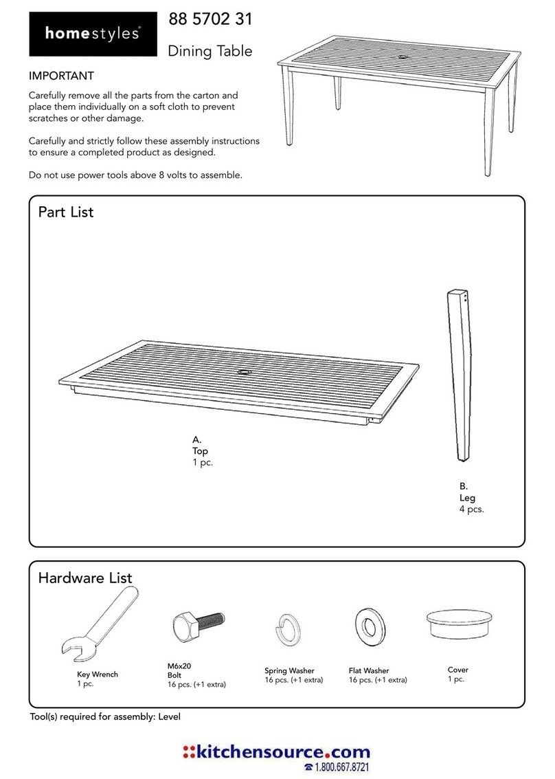 Home Styles 88 5702 31 User manual