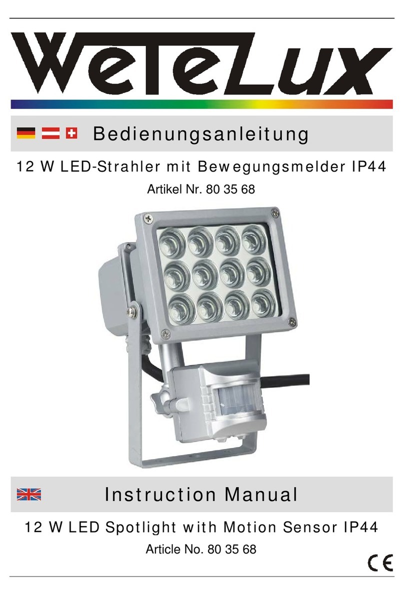 Wetelux 80 35 68 instruction manual