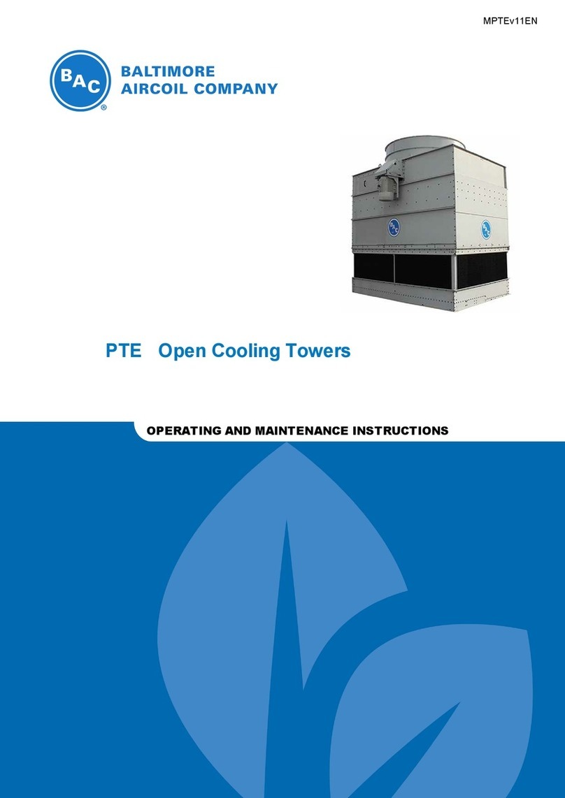 BAC PTE Operating and maintenance instructions