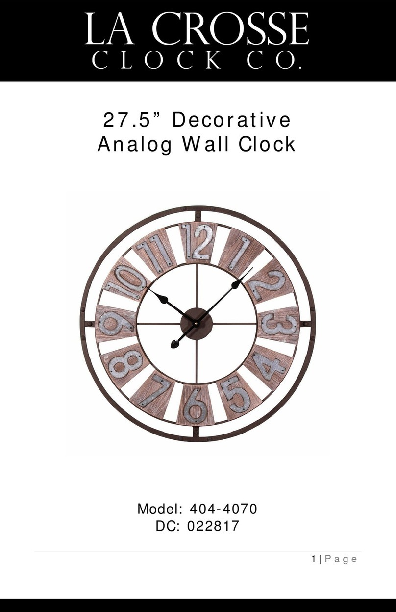 La Crosse 404-4070 manual