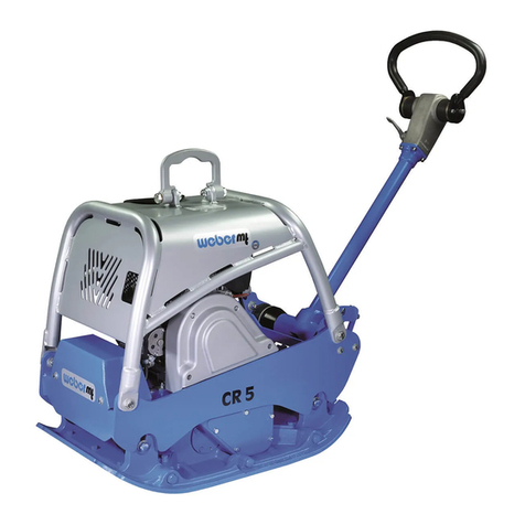 Weber mt CR 5-II Operating and maintenance manual
