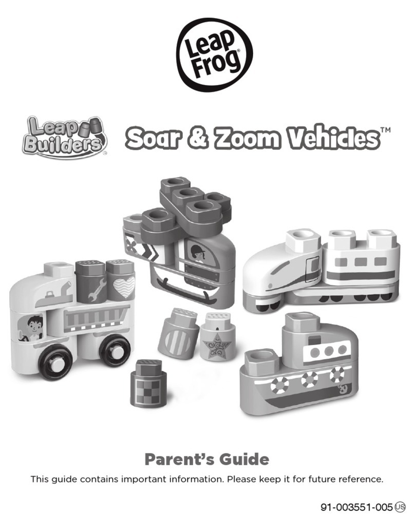 LeapFrog LeapBuilders Soar Zoom Vehicles 6057 Assembly Instructions