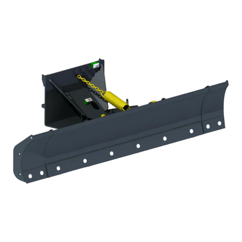 Avantco Dozer blade 1400 Operator's manual for Attachment