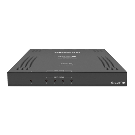 Wyrestorm NetworkHD 100 series quick start guide Wyrestorm NetworkHD 100 series quick start guide