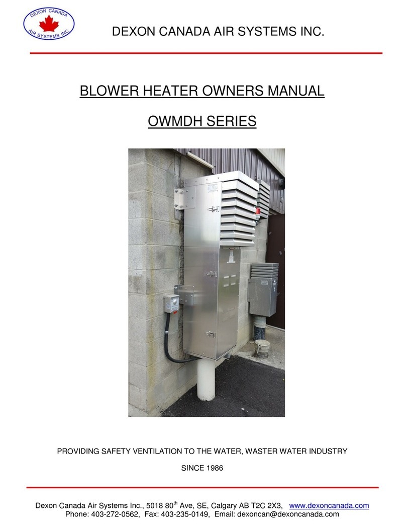 Dexon OWMDH Series owner's manual