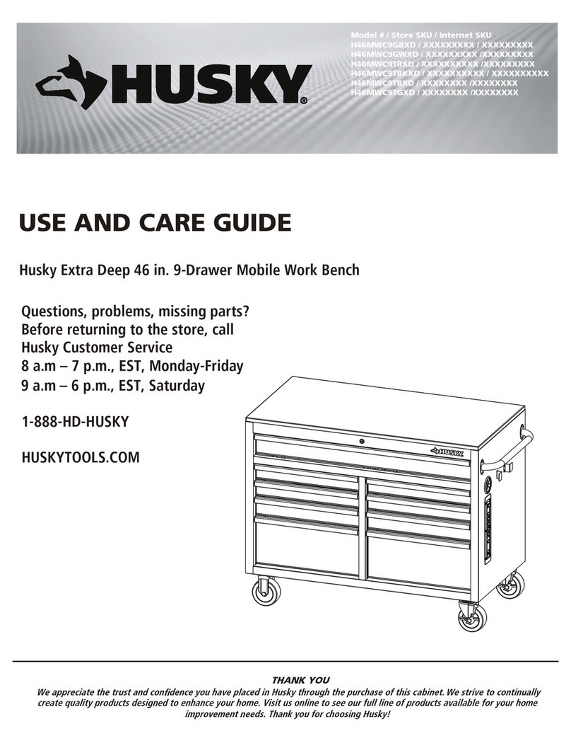 Husky H46MWC9GBXD Use and care guide