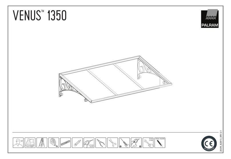 Palram Venus 1350 User manual