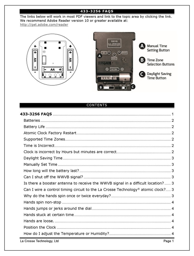 La Crosse Technology 433-3256 Faqs La Crosse Technology 433-3256 Faqs