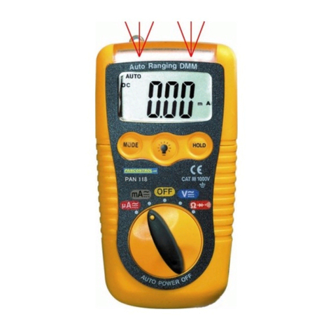 PANCONTROL PAN 118 manual