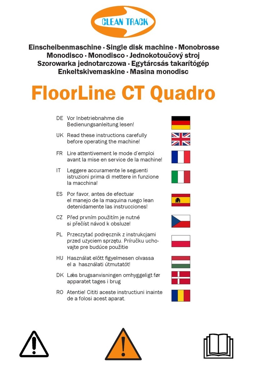 Clean Track FloorLine CT Quadro instructions