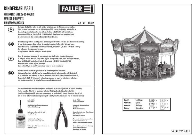 Faller 140316 User manual