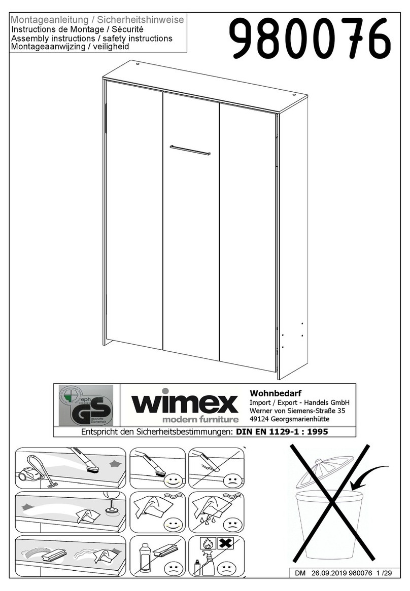 wimex 980076 Assembly instructions / Safety Instructions wimex 980076 Assembly instructions / Safety Instructions