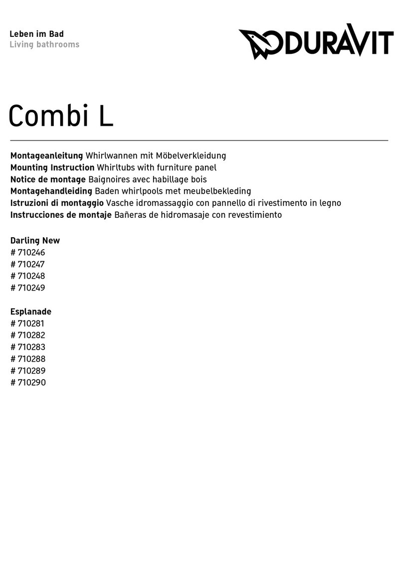 DURAVIT Combi L Darling New 710246 User guide DURAVIT Combi L Darling New 710246 User guide