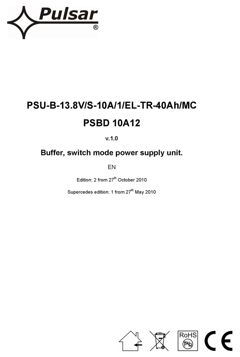 Pulsar PSBD 10A12 User manual