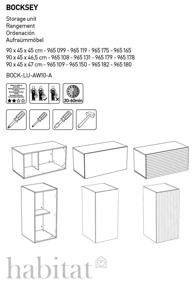 Habitat BOCKSEY 965 099 User manual