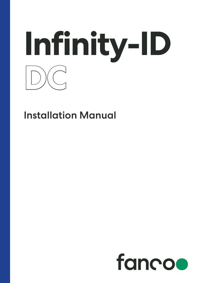 Fanco Infinity-ID DC CFFCINID2LWHSMR User manual